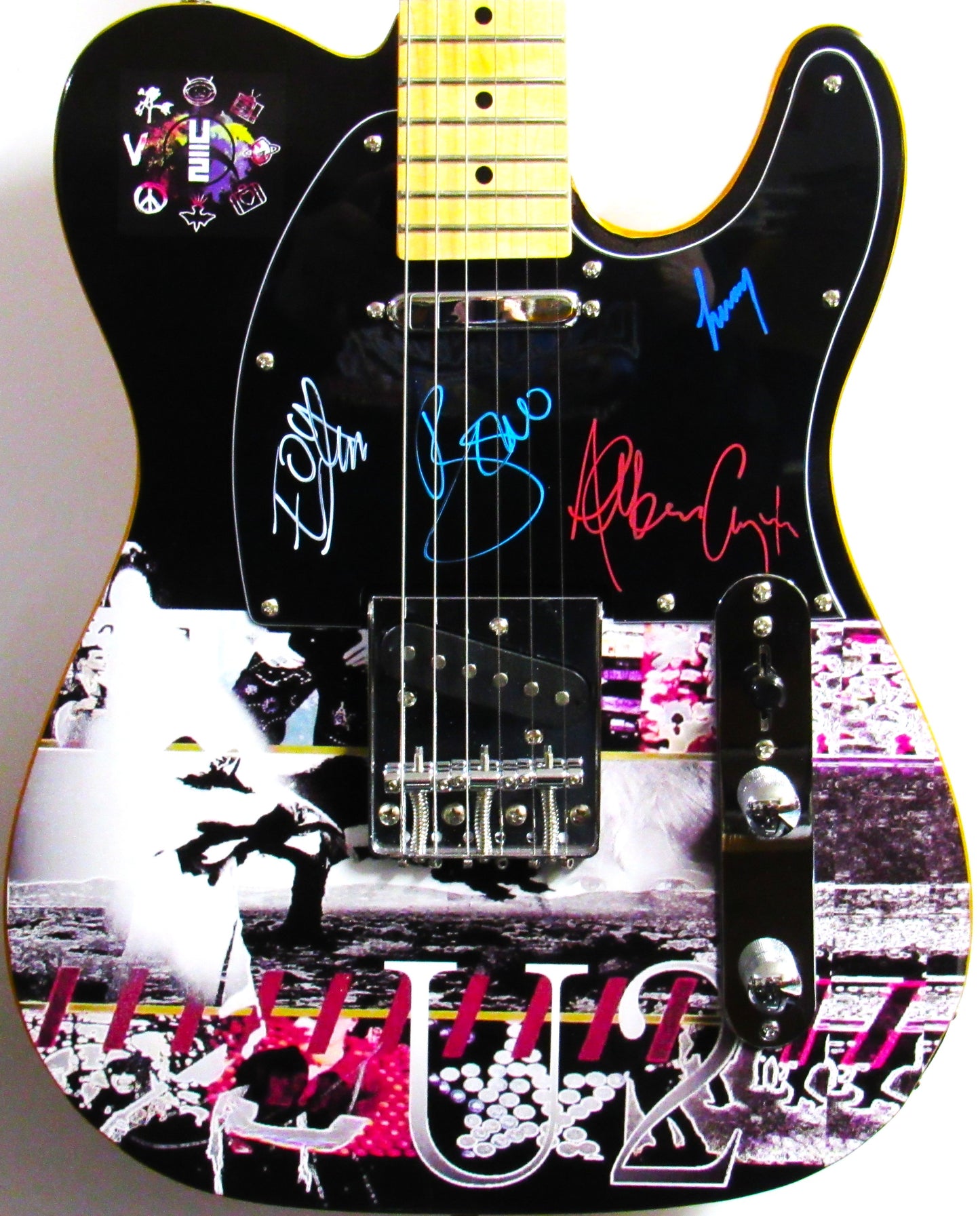 U2 Autographed Guitar