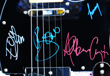 U2 Autographed Guitar