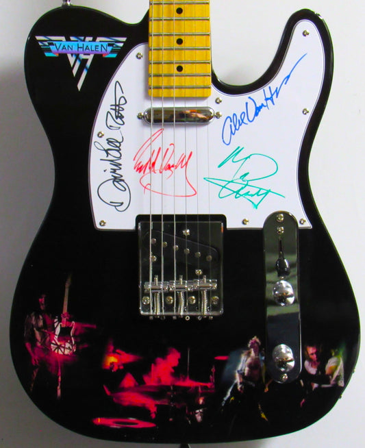 Van Halen Autographed Guitar