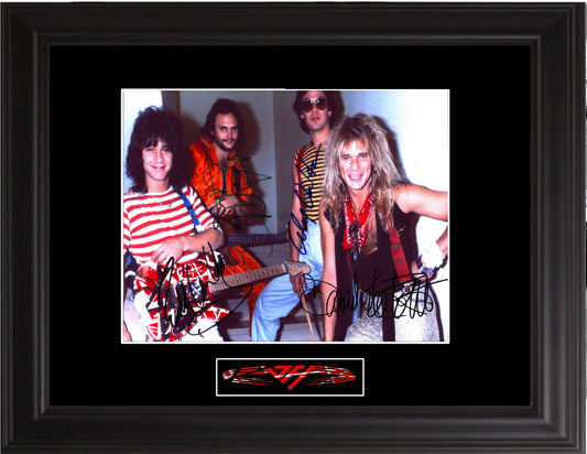 Van Halen Autographed Photo