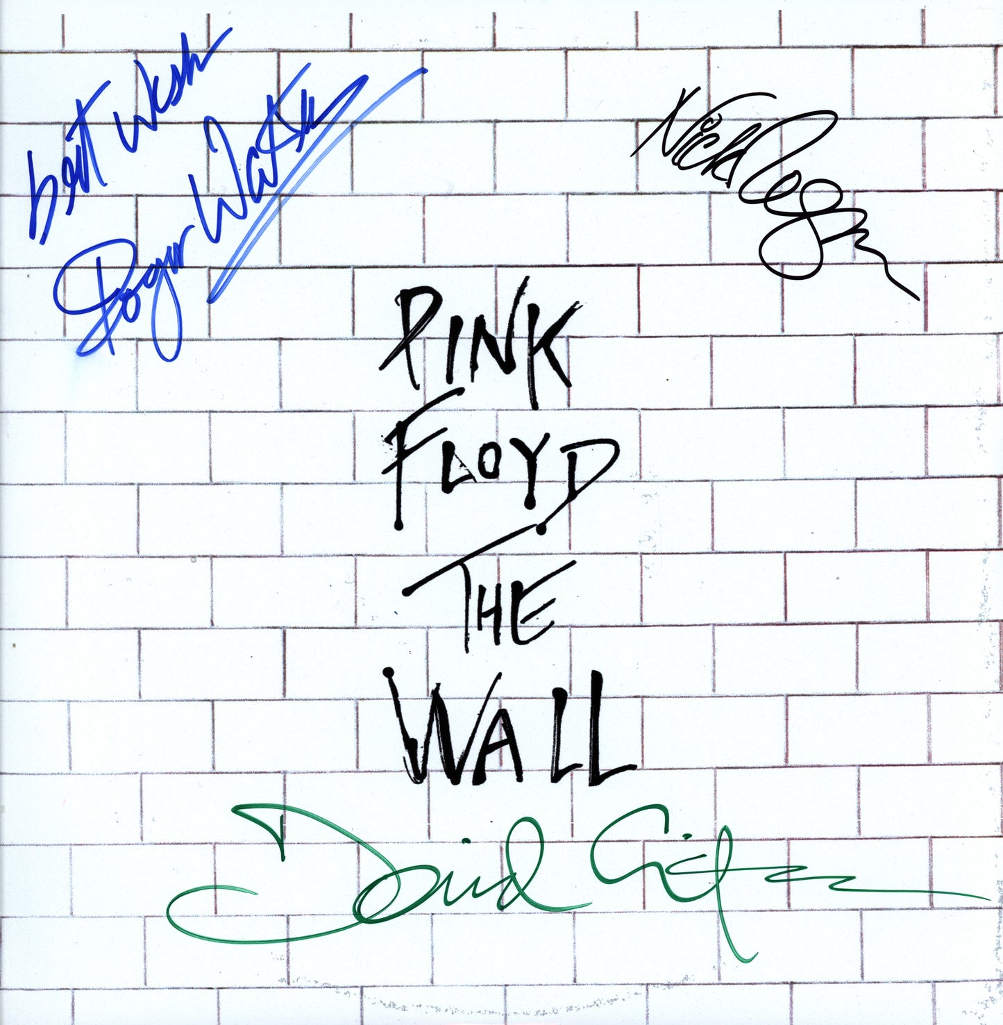 Pink Floyd Autographed LP