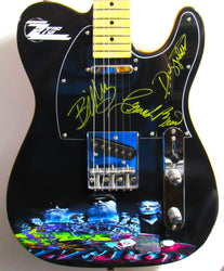 Z Z TOP Autographed Guitar