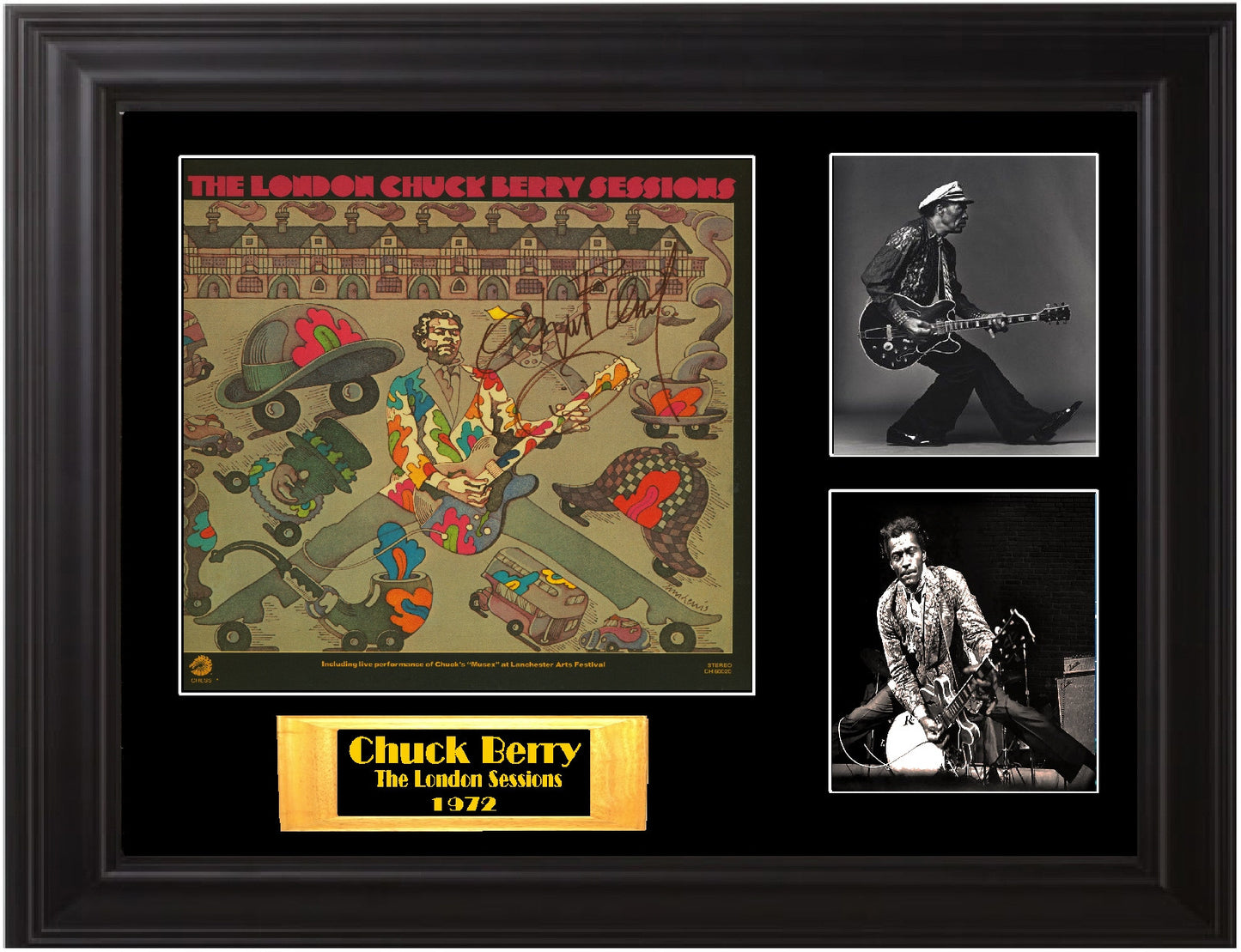 Chuck Berry Autographed LP "The London Sessions" - Zion Graphic Collectibles