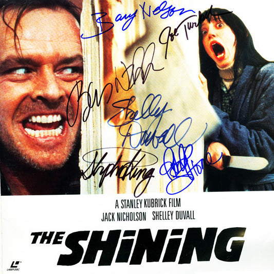 The Shining Cast Signed by 6 Laser Disc - Zion Graphic Collectibles