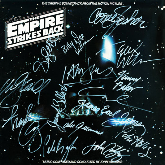 Empire Strikes Back Cast Signed by 15 Movie Soundtrack - Zion Graphic Collectibles