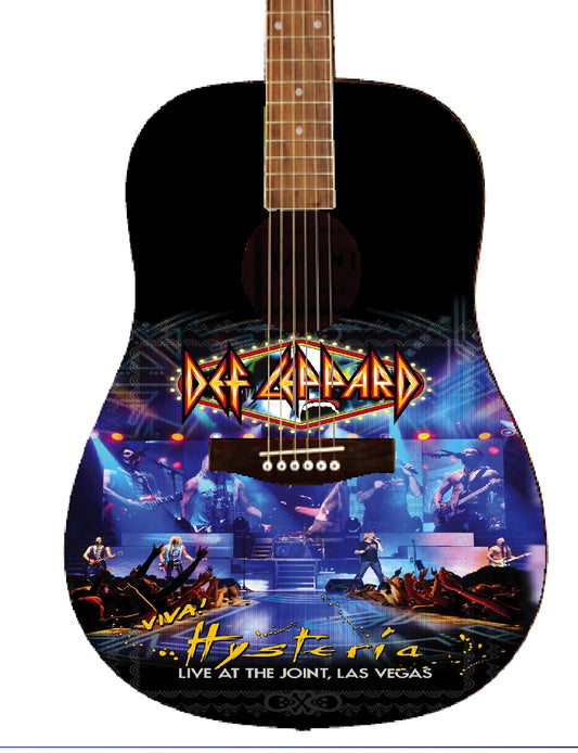 Def Leppard Custom Guitar - Zion Graphic Collectibles