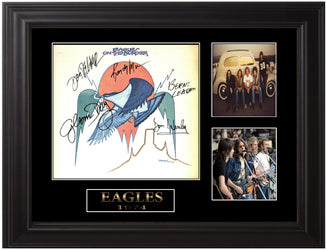 The Eagles Band Signed On The Border Album - Zion Graphic Collectibles