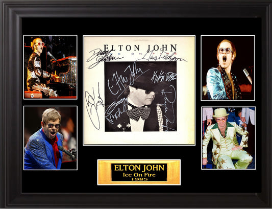 Elton John Autographed LP - Zion Graphic Collectibles