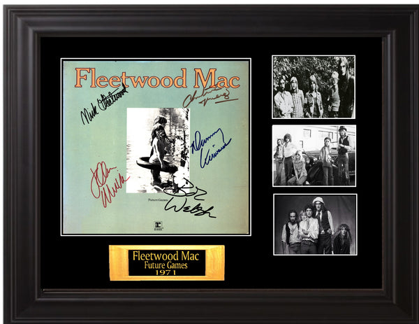 Fleetwood Mac Autographed Framed Collectible Display Lp "Future Games" - Zion Graphic Collectibles