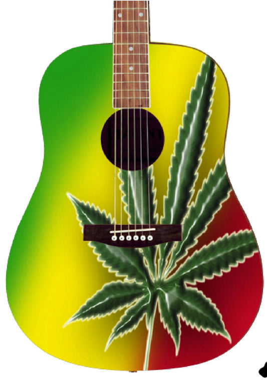 Ganja Custom Guitar - Zion Graphic Collectibles