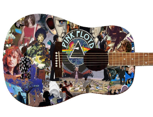 Pink Floyd Custom Guitar - Zion Graphic Collectibles