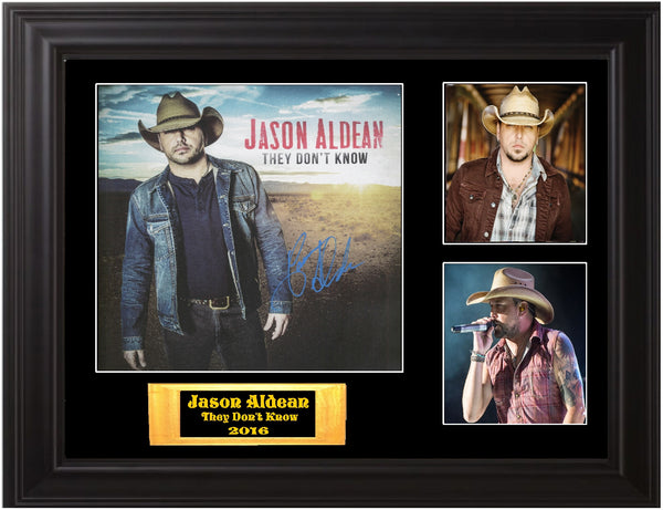 Jason Aldean Autographed LP - Zion Graphic Collectibles