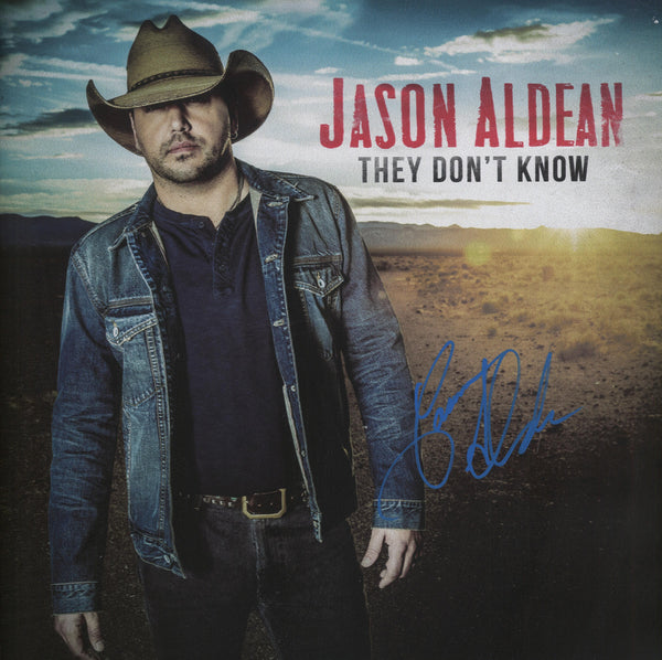 Jason Aldean Autographed LP - Zion Graphic Collectibles