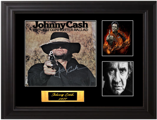 Johnny Cash Autographed LP - Zion Graphic Collectibles