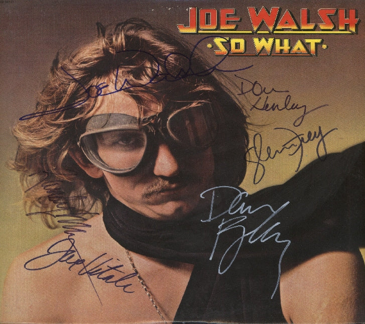 Joe Walsh Band Signed So What Album - Zion Graphic Collectibles