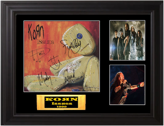 Korn Autographed LP Issues - Zion Graphic Collectibles