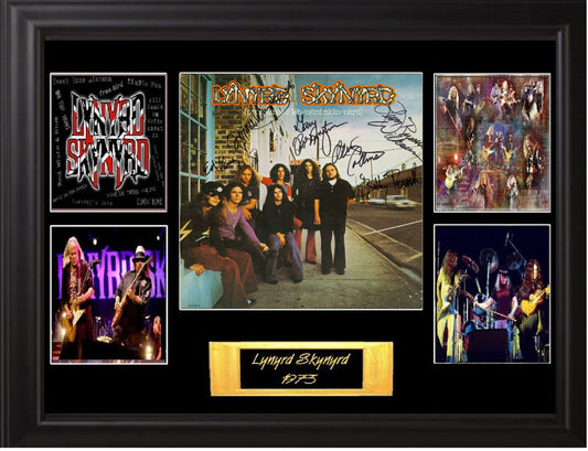 Lynyrd Skynyrd Autographed lp - Zion Graphic Collectibles