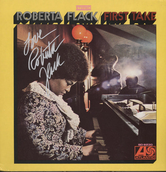 Roberta Flack Autographed LP - Zion Graphic Collectibles