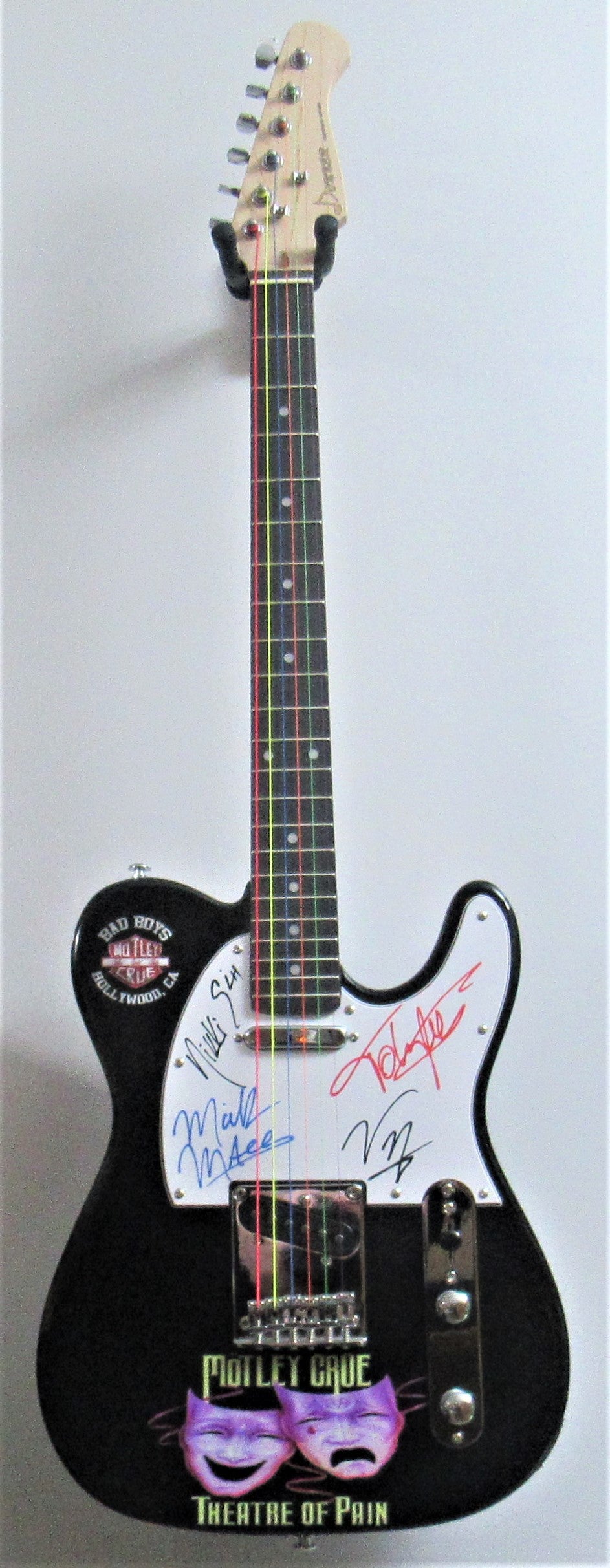 Motley Crue Autographed Guitar | Zion Graphic Collectibles