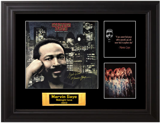 Marvin Gaye Autographed LP - Zion Graphic Collectibles