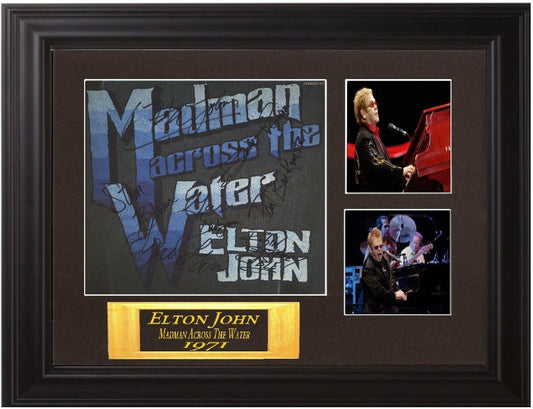 Elton John Autographed Lp Madman Across the Water - Zion Graphic Collectibles