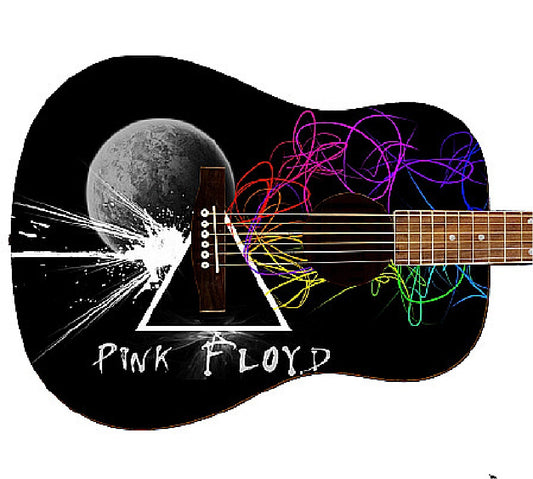 Pink Floyd Custom Guitar - Zion Graphic Collectibles