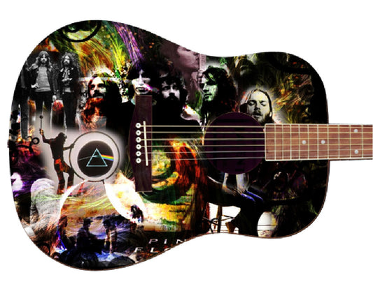 Pink Floyd Custom Guitar - Zion Graphic Collectibles