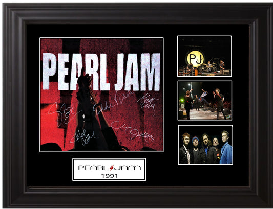 Pearl Jam Autographed lp - Zion Graphic Collectibles