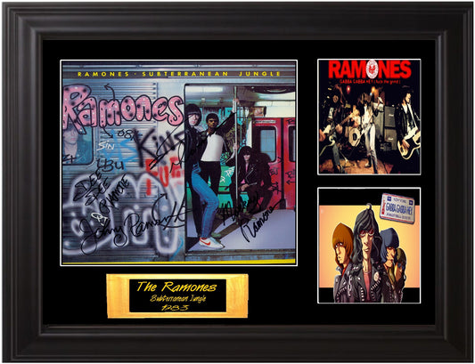 The Ramones Autographed Lp - Zion Graphic Collectibles