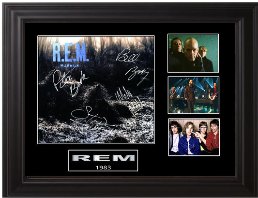 R.E.M Autographed LP - Zion Graphic Collectibles