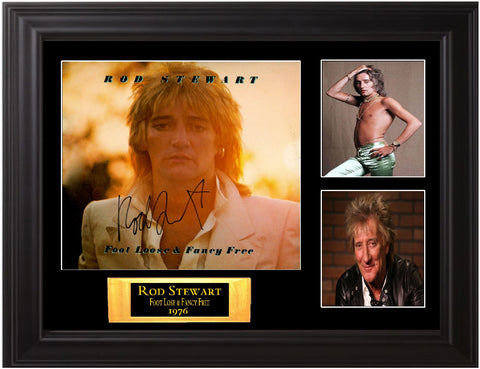 Rod Stewart Autographed Lp "Foot Loose & Fancy Free" - Zion Graphic Collectibles