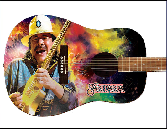 Santana Custom Guitar - Zion Graphic Collectibles