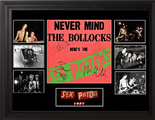 Sex Pistols Autographed LP - Zion Graphic Collectibles