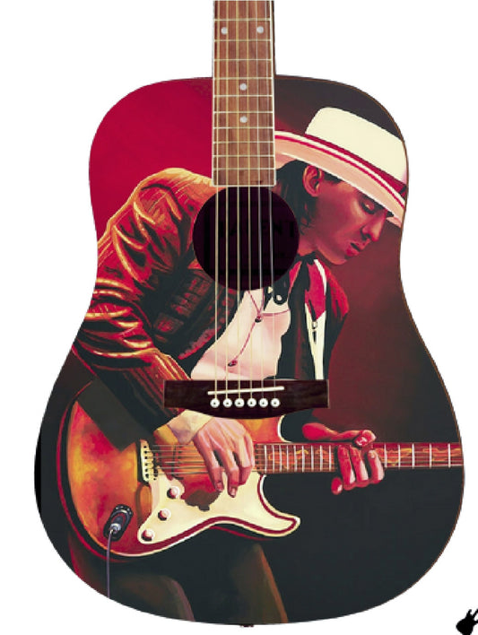 Stevie Ray Vaughan Custom Guitar - Zion Graphic Collectibles